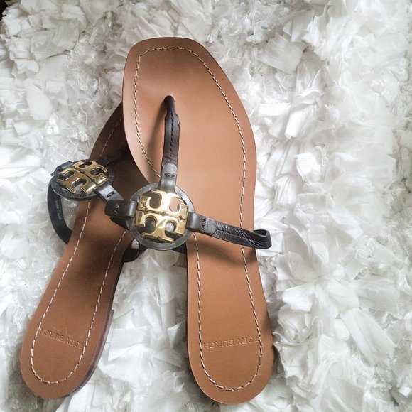 New Tory Burch mini Miller black leather